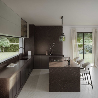 Silestone Chateâu Brown