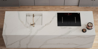 Quantra Quartz Calacatta Capri 9334