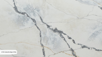 Noblle Quartz Q796 Calacatta Magic White