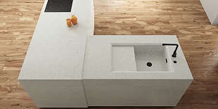 Столешница из камня Quantra Quartz Classic Ivory 6589