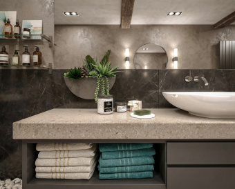 Quantra Quartz Concrete Tan 4510
