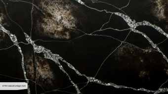 Noblle Quartz Q795 Calacatta Magic Dark