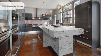 Noblle Quartz Q923 Arabescato Corchia