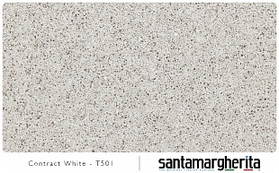 Столешница из камня SantaMargherita Quartz Contract White T501