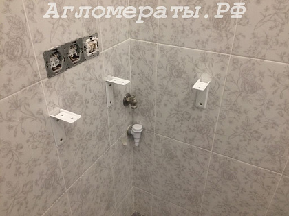Столешница с опорой на ванну из кварцевого агломерата Technistone Crystal Absolut White