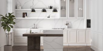 Quantra Quartz Calacatta Borghini 9444