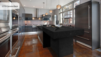 Noblle Quartz Q719 Carrara Black