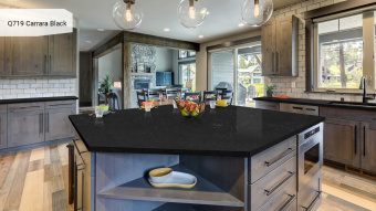Noblle Quartz Q719 Carrara Black