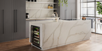 Quantra Quartz Calacatta Capri 9334