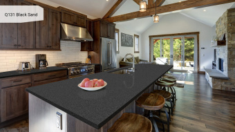 Noblle Quartz Q131 Black Sand