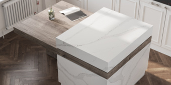 Quantra Quartz Calacatta Borghini 9444
