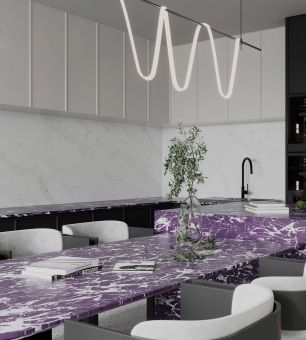 Aleph Stone A73 Arabescato Rosso