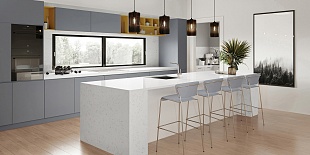 Столешница из камня Quantra Quartz New Carrara 1673