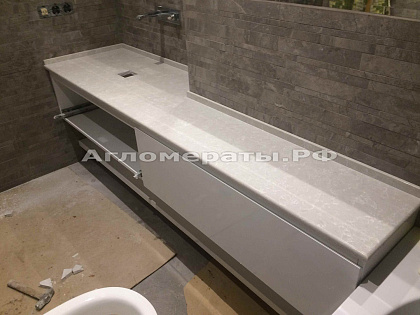 Система хранения для ванной комнаты Technistone Noble - Olympos Mist