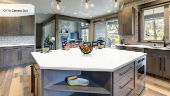Noblle Quartz Q716 Carrara Sun